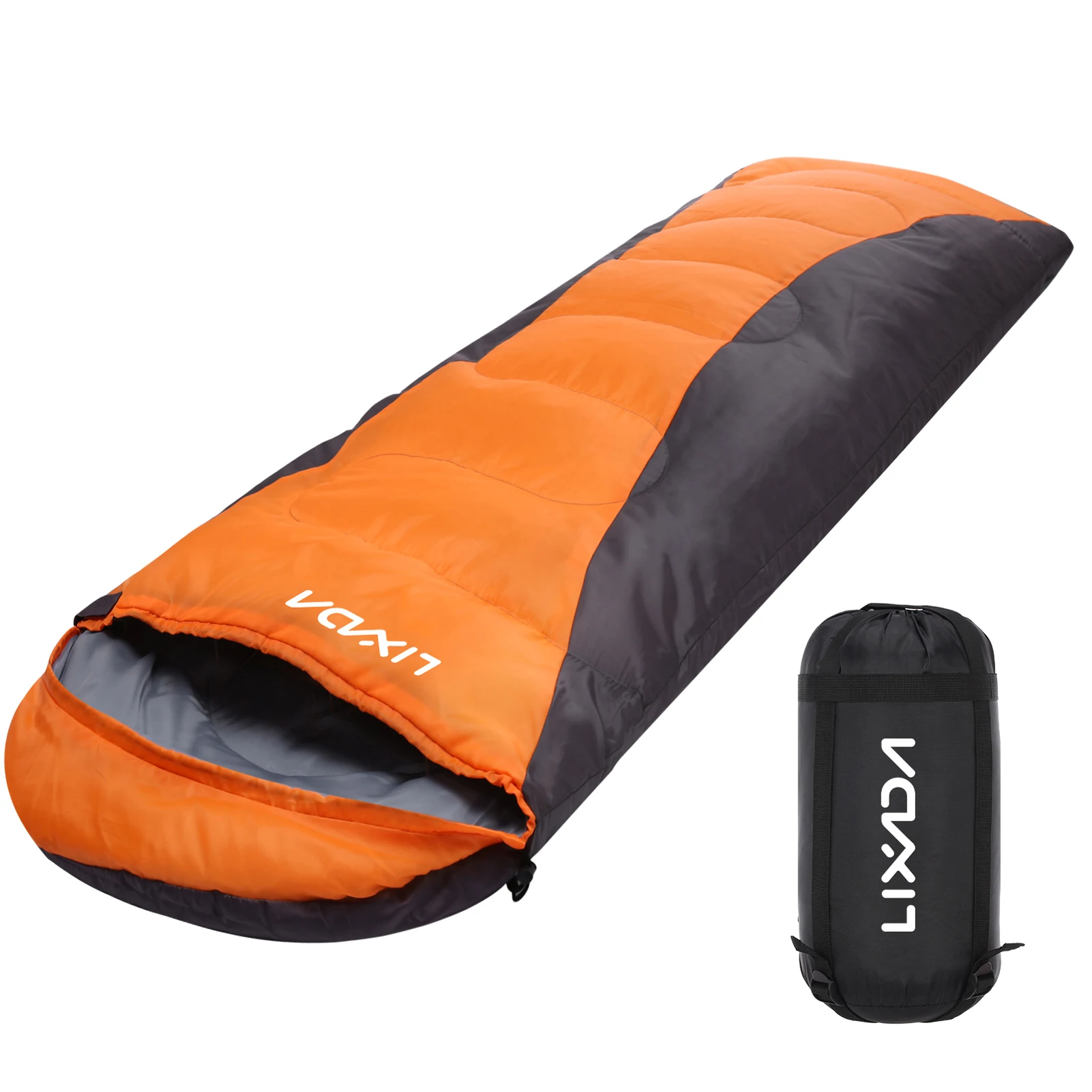 Lixada Portable Sleeping Bag for Adults 4-Season Winter Camping Warm Sleeping Bag Waterproof for Outdoor Camping Hiking Travel