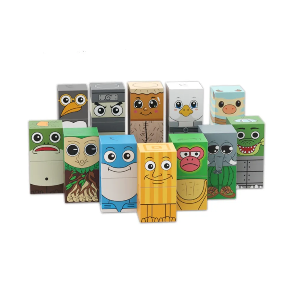 2025 new Brainrot magnetic building blocks Tung Tung Sahur Italy Tralalero Tralala Assembling toys for Adults & Kids gifts