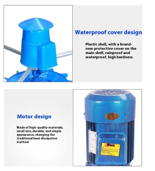 Factory Price 3kw Impeller Aquaculture Aerator For Fish Pond Freshwater And Saltwater Shrimp Farming