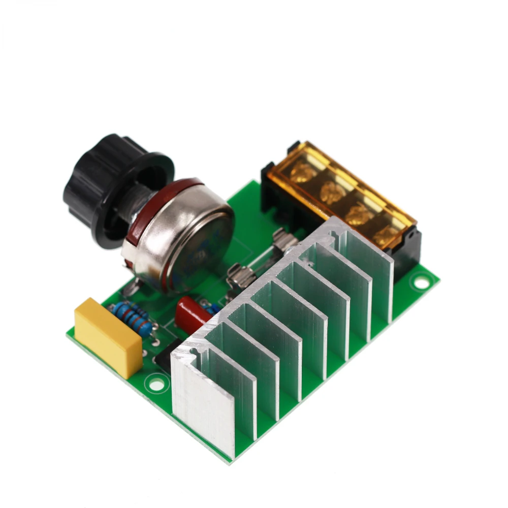 Regulador de tensão SCR, controlador de velocidade do motor, termostato, potência alta, módulo eletrônico, dimmer, 2000W, 4000W, 220V