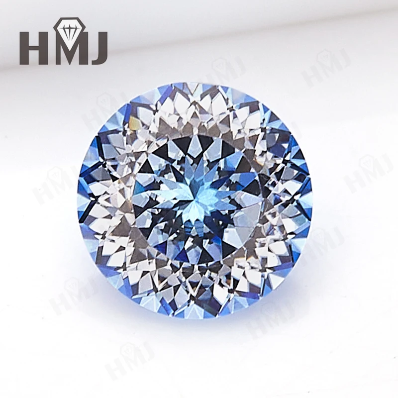 Moissanit-Diamant, mehrfarbig, rund, 100 Facetten, mit GRA-Zertifikat, DIY-Ring, Halskette, Ohrringe für die Schmuckherstellung, Großhandel – Detail 8