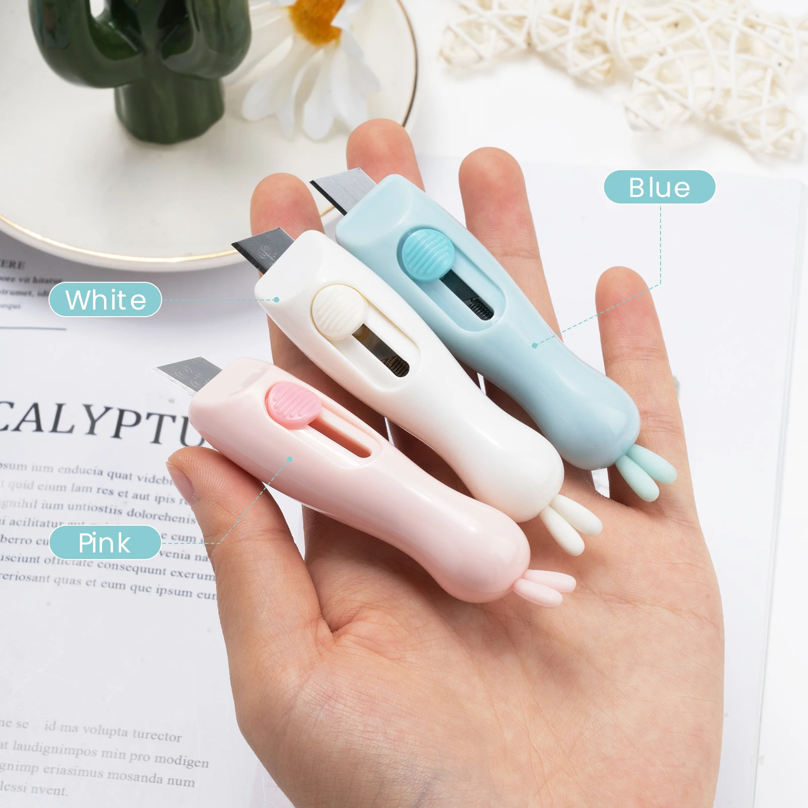 Cute Mini Art Knife Cloud Shape Portable Utility Knife Paper Express Unpacking Envelope Cutting Cutter Box Openner Stationery