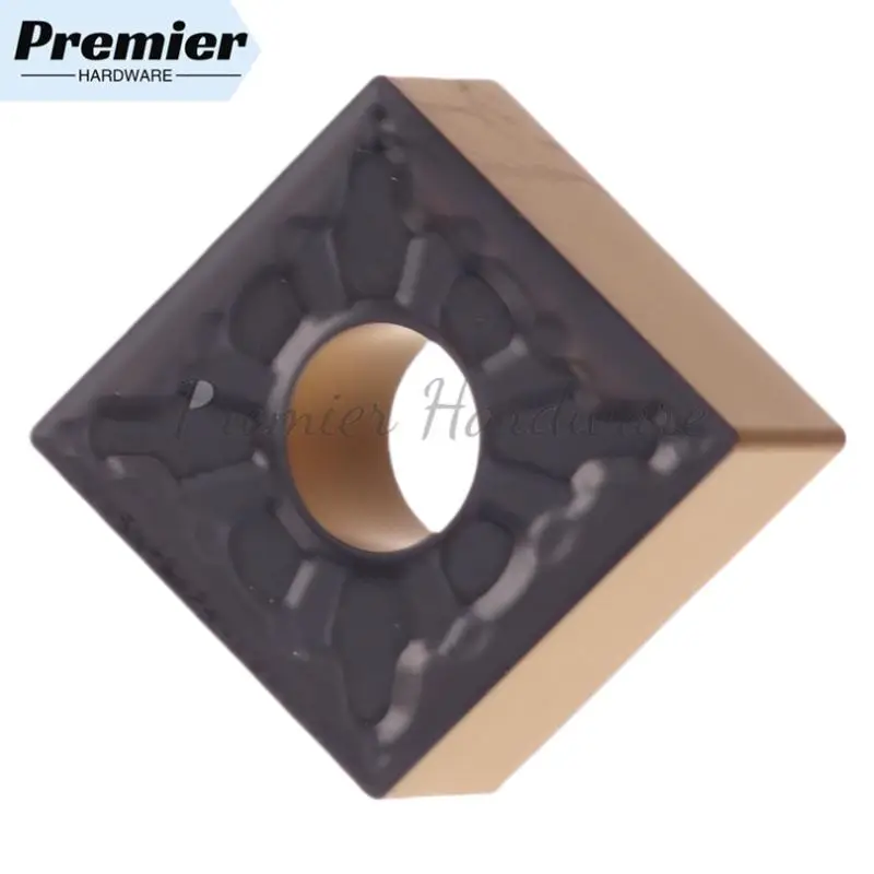 Противоударная и износостойкая двухцветная прорезная пластина. Токарная пластина из стали CNMG120404-AM SP3200.