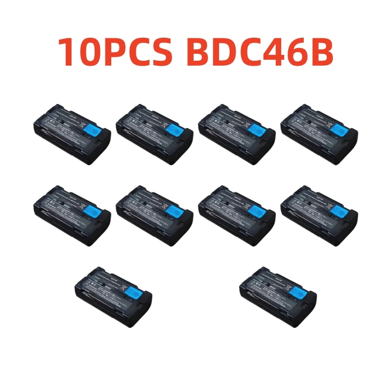 

10PCS BDC46B Rechargeable Battery for Sokkia for Topcon Total Station SET230R SET300 SET330 SET530 SET63 SET/ NET 210/510/6100
