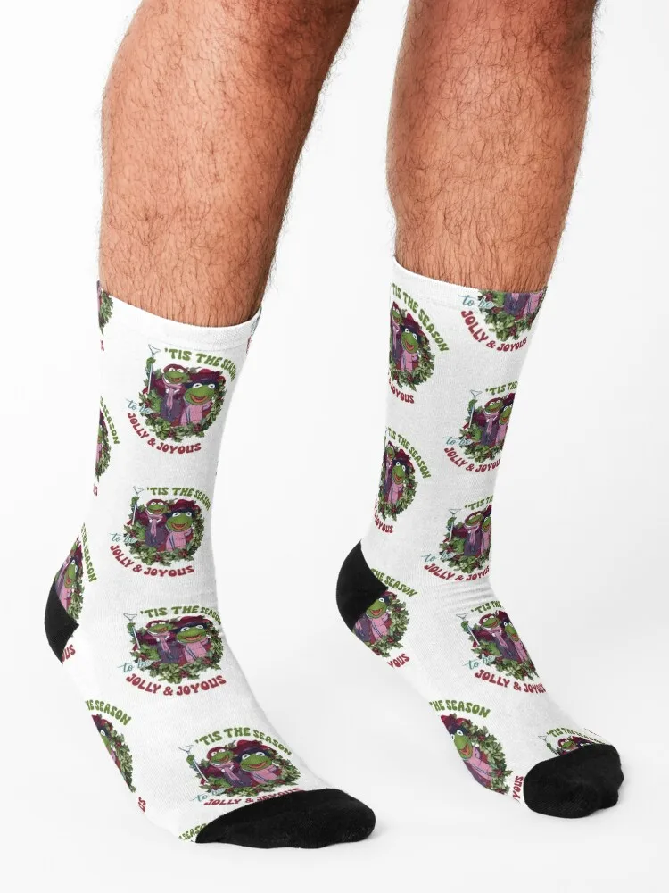 Muppets عيد الميلاد كارول تيس الموسم الجوارب مخصص تسلق المألوف الهيب هوب امرأة الجوارب الرجال