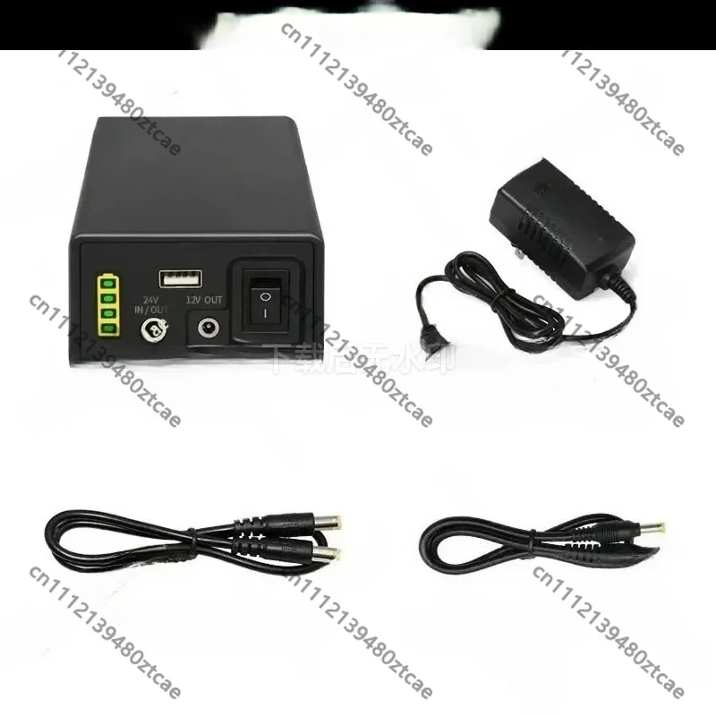 12V 24V DC USB Portable Power Bank, High Capacity External Battery Charger for 360 Photo Booth Smartphone Emergency Use