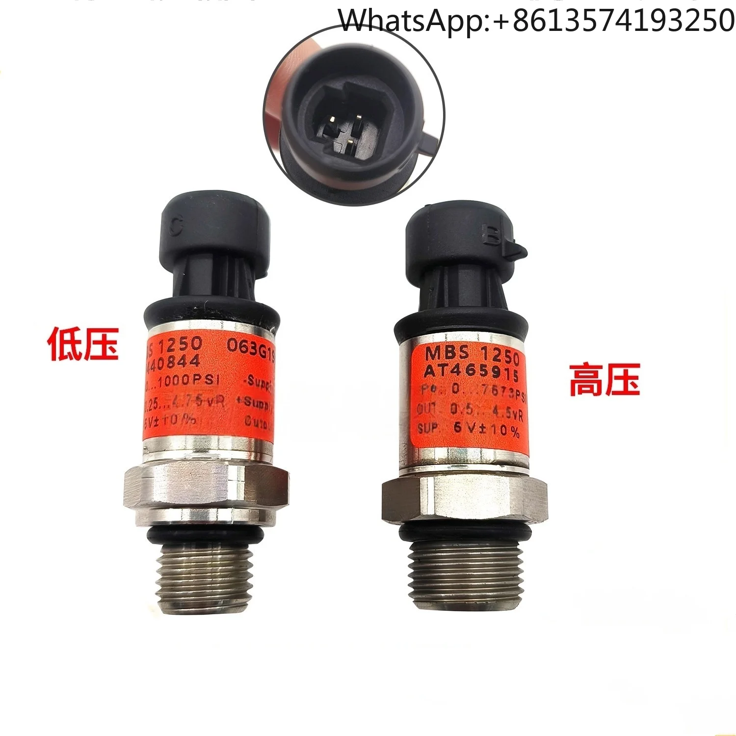 AT440844 and AT465915 high and low pressure sensors are suitable for John Deere harvester engines