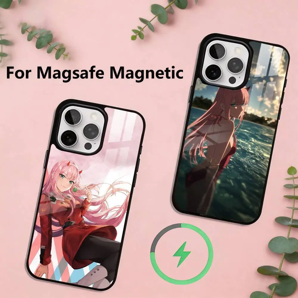 

D-DARLING in the FRANXX Phone Case For iPhone17,16,15,14,13,12,11 Plus,Pro Magnetic with Magsafe Wireless Charging