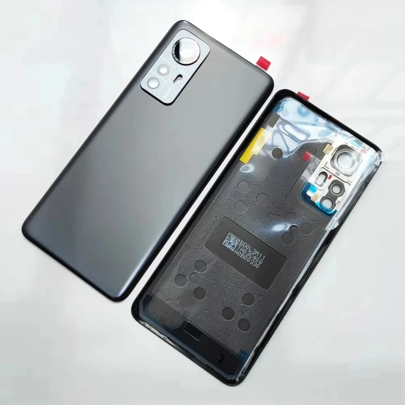 For Xiaomi12  Mi12  Glass For Xiaomi 12 5G Battery Cover Replacement Rear Housing Door With Adhesive + Camera Lens