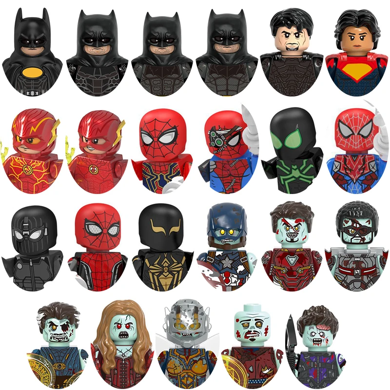 

Famous Comic Hero & Villain Building Blocks Assembly Action Figures Compatible With Universal Bricks Model Toys Perfect Gift