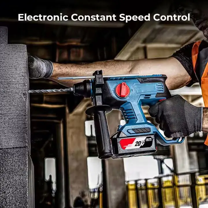 2025Power Tools Industri Brushless Cordless Power Bor Listrik Palu Putar Listrik tersedia