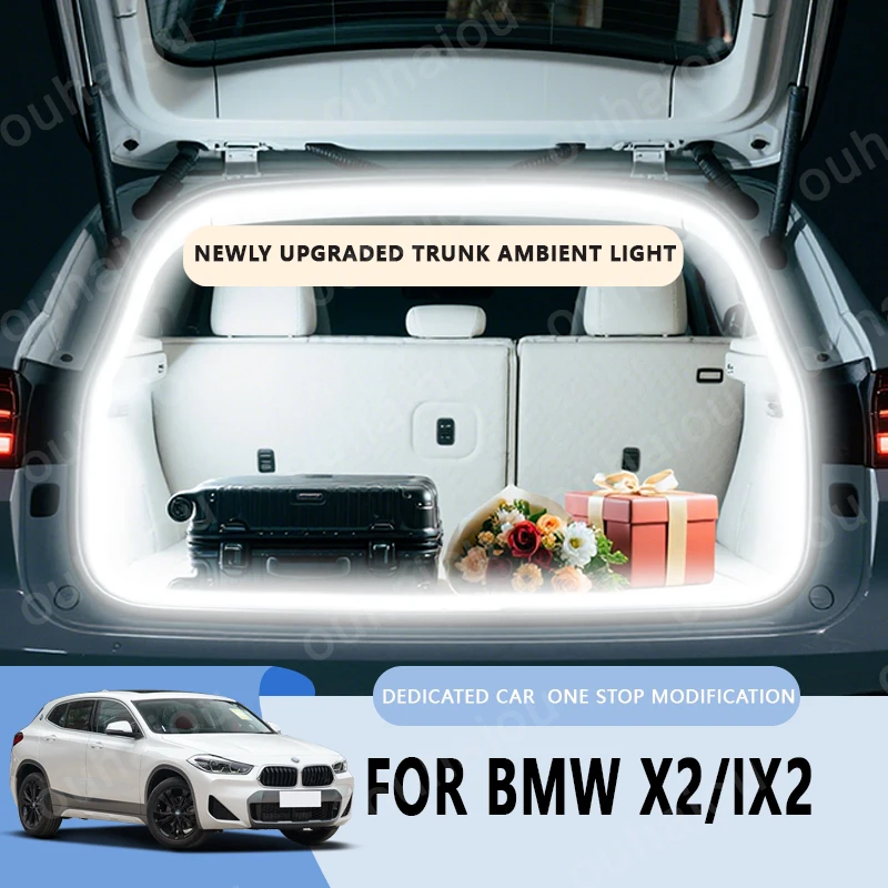 

For BMW X1/IX1 X2/IX2 X3/IX3 trunk light modification light Atmosphere lights White warm white Rear Trunk LED Light Bar