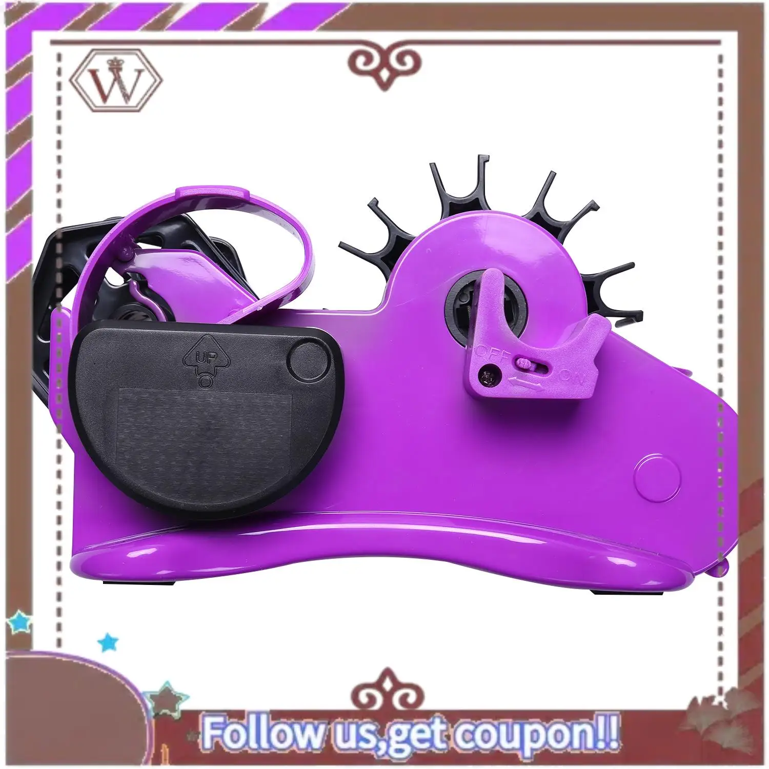 

ABBG-Semi-Automatic Tape Dispenser With 35Mm Fixed Length Tape Cutter Desktop Office Packaging Household Tools