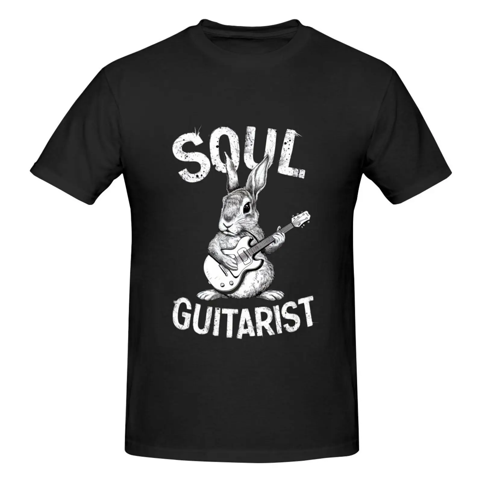 Rock & Soul Guitarist Men's Tee - Short Sleeve Graphic Print Shirt