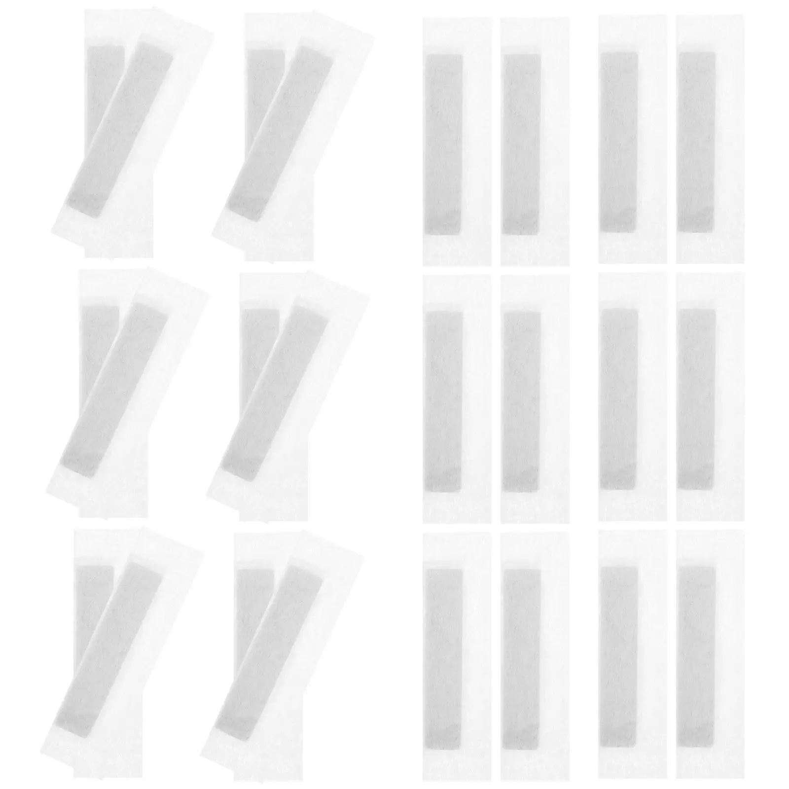 

25pcs Curtain Block 15g Each for Bottom White Keep Curtains in Place Privacy Home Office Hotel Decorative