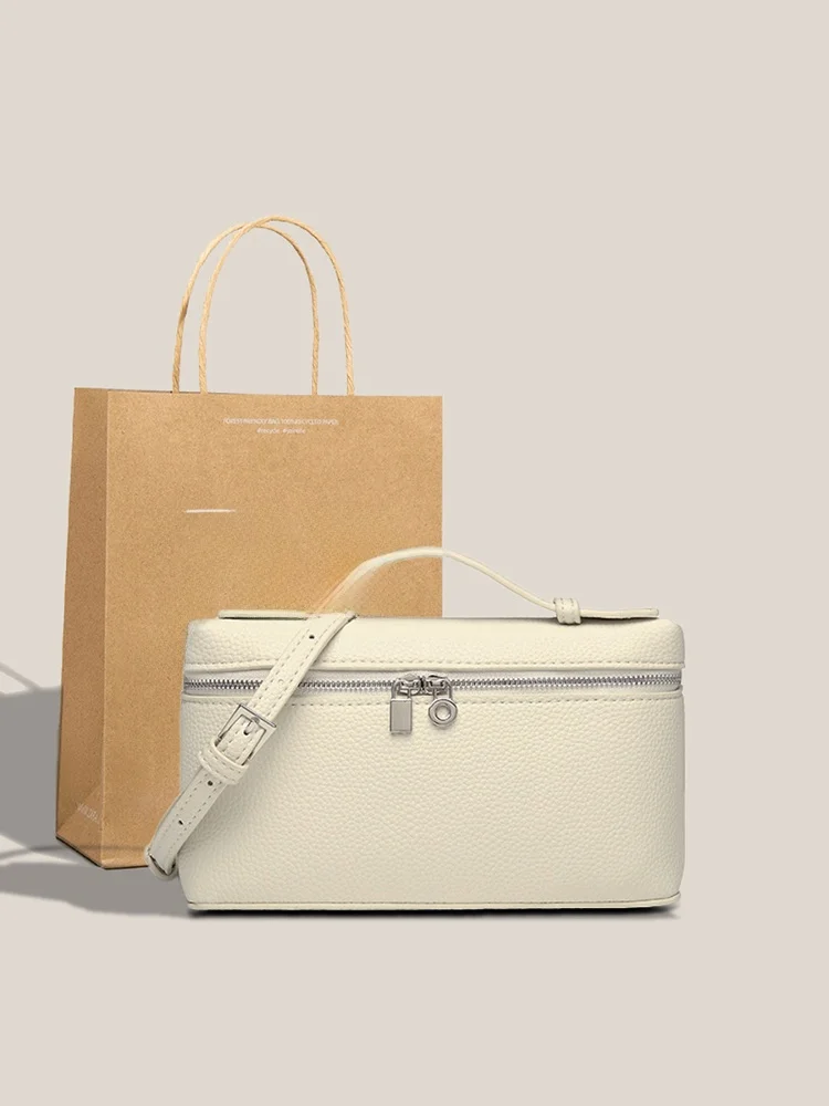 

Modern Neutral Sle Small Box Handbag Women's Crossbody Bag Luxury Sensation Lunch Box Bag Lightweight Handbag for Youth