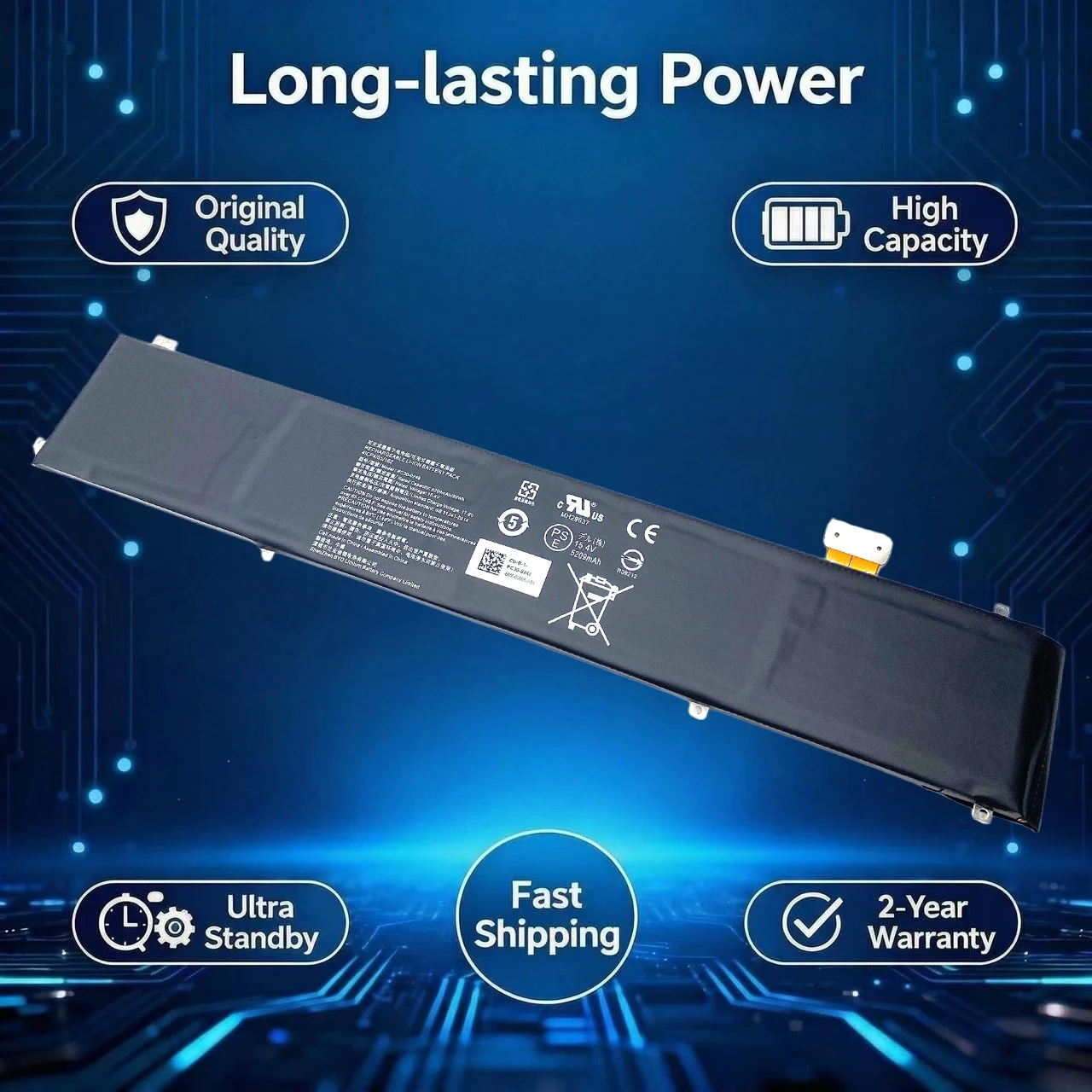 Original RC30-0248 Laptop Battery For Razer Blade Stealth 15 2018 2019 RTX 2070 Max-Q RZ09-02386 RZ09-02385W71-R3W1 RZ09-0288