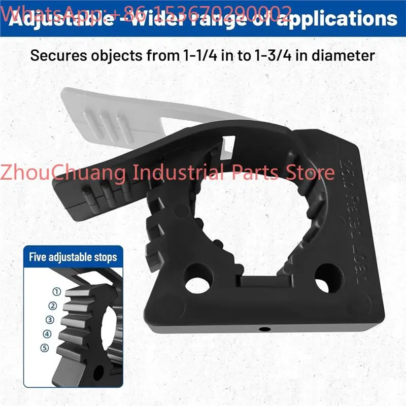 4 Pack Release Clamp Mounts Adjustable Shovel Clamp Mount Tool Handle Holders For 1-1/4