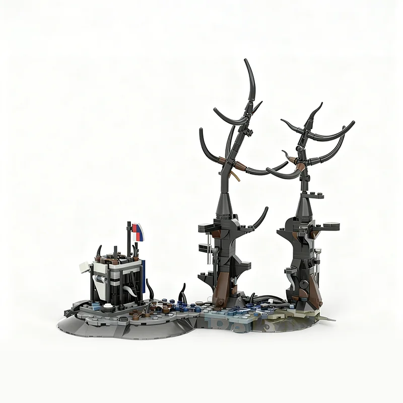 359pcs MOC The Upside Down Stranger Things - Will Escaping The Demogorgon Model Building Blocks Display Birthday Collection