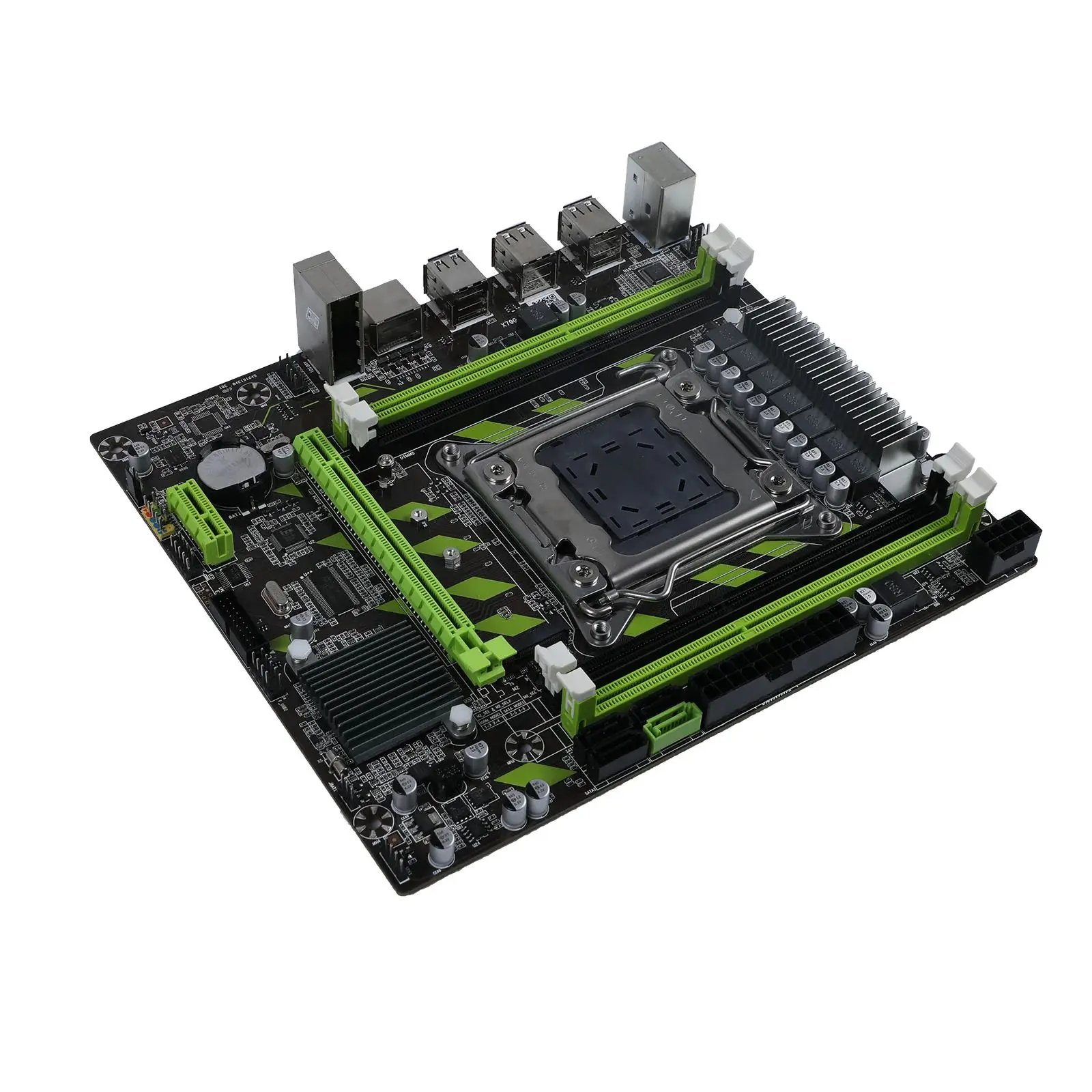 Super X79G V1.51 X79 Motherboard Kit LGA 2011 Support Xeon 2620V2 CPU Processor DDR3 16GB RAM Memory Desktop Board