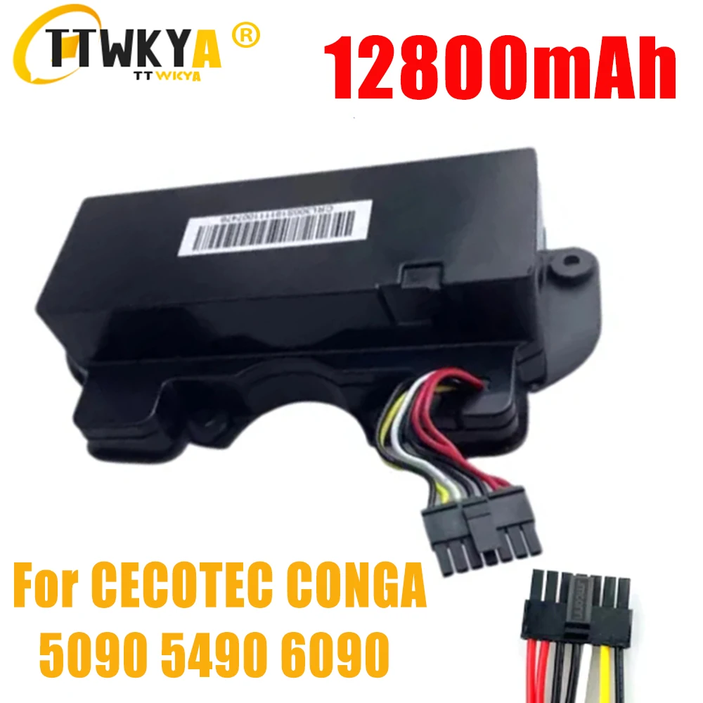 14.8V 12800mAh 100% New CECOTEC CONGA 5090 6090 5490 Mopping Robot Battery Pack Netease Intelligent Manufacturing NIT Model