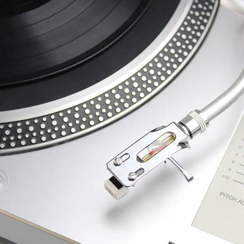 

96GE Universal for LP Disc Record Player Phono Turntable Headshell Cartridge Rack with 4 Leadwires for Direct-Drive Turntable
