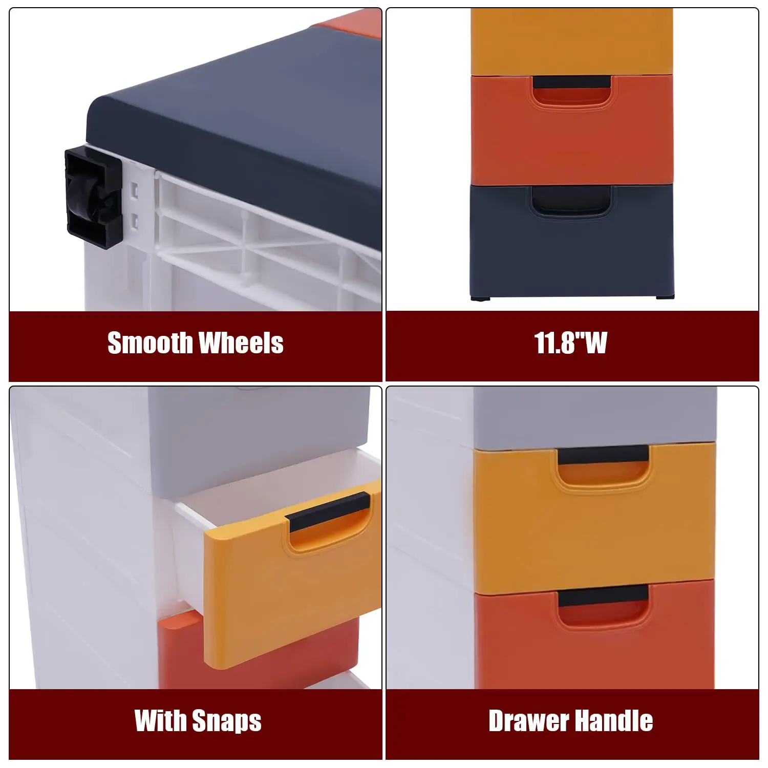 Шкаф для хранения с 5 ящиками, 5-ярусный передвижной узкий шкаф с выдвижным ящиком, menu напольный шкаф для небольших помещений, комплект для ванной комнаты