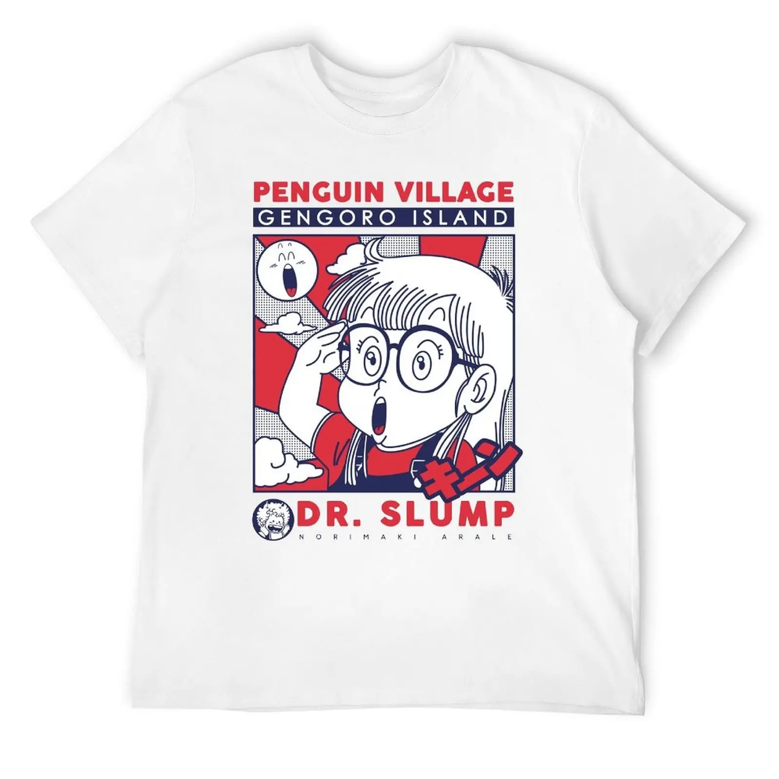 Arale Dr.Slump T-shirt Harajuku Movement  Humor Graphic Tshirt Classic Leisure Eur Size