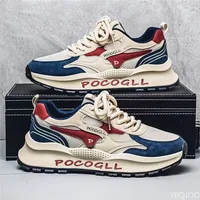 Chaussures d'été polyvalentes à la mode pour hommes, baskets en maille respirante à semelles souples, décontractées et confortables, nouvelle collection 1