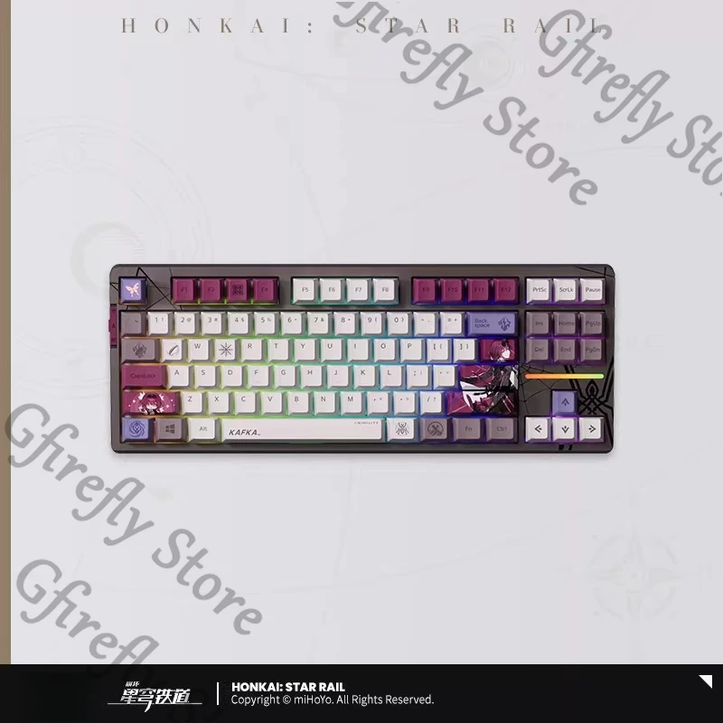 Honkai: Star Rail Kafka Backlit Mechanical Keyboard Official Genuine Peripheral Keyboardist Keypad Cosplay Anime Otaku Boys