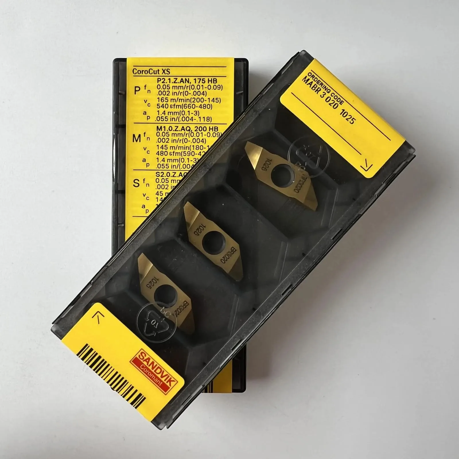 

Original SANDVIK / MABR3020 1025 / Hard alloy CNC Blade 5 Pcs