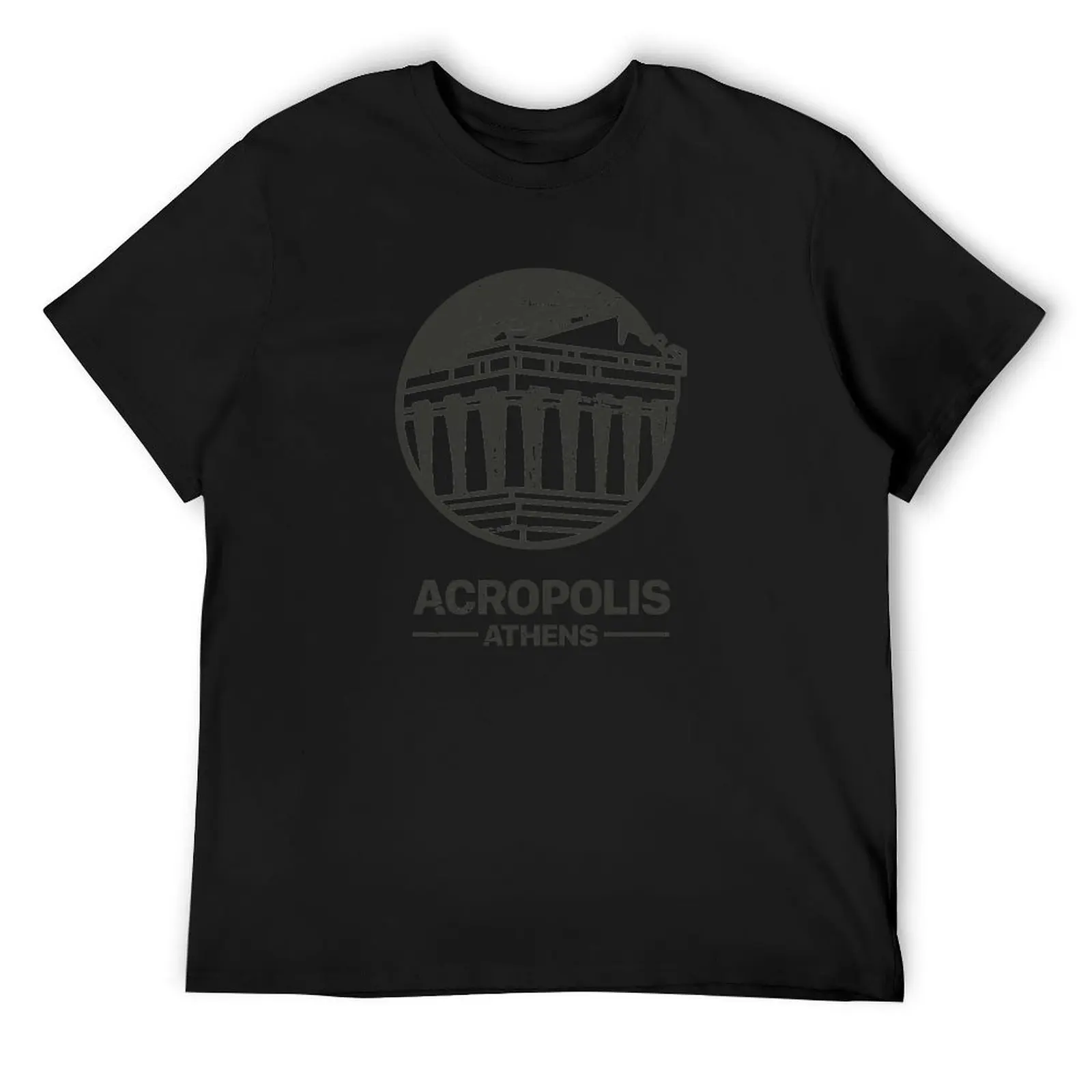 Distressed Ancient Greece Acropolis of Athens T-Shirt vintage clothes tops mens t shirt graphic