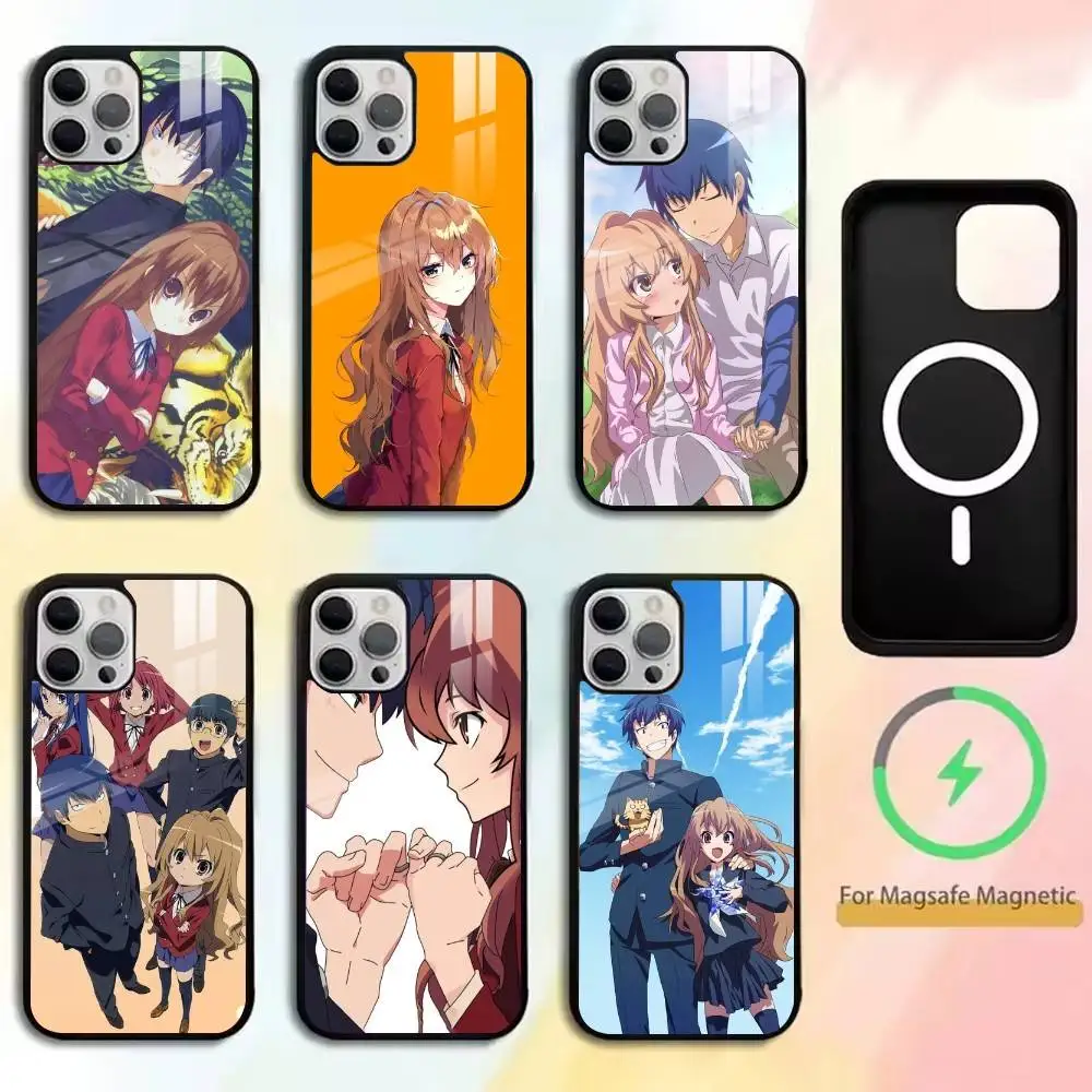 

Takasu Ryuuji-Aisaka -Minori-Toradora! Phone Case For iPhone17,16,15,14,13,12,11 Plus,Pro Supports Magnetic Wireless Charging