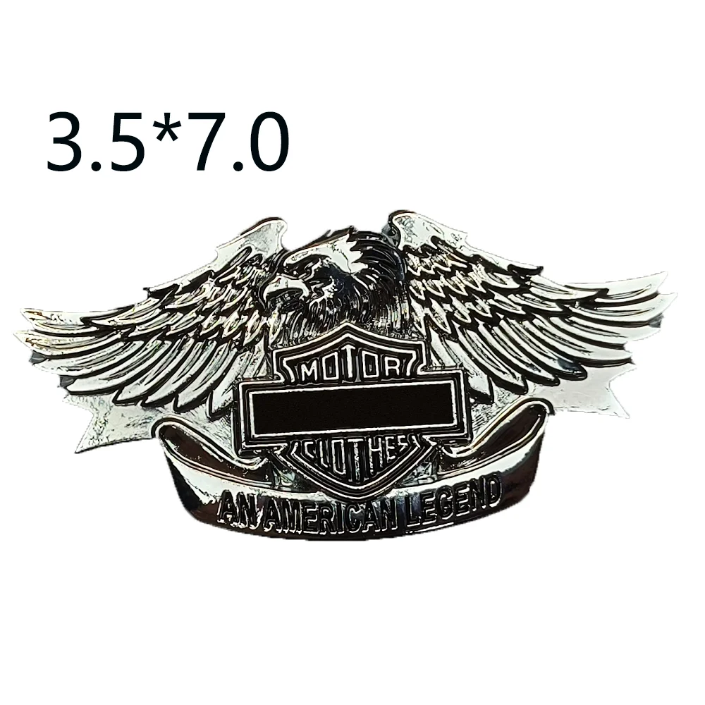 Motorcycle Logo Metal Stickers Applicable to Ornament Helmet Autocycle Tail Cap Waterproof Doodle Metal Hawk Shape Sticker