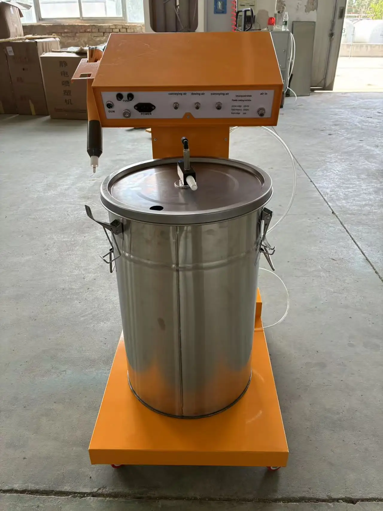 

Sprayers are used to coat vehicle frames and change the color of metals.