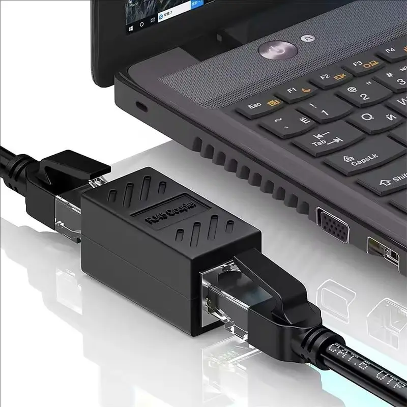 Ethernet Cable Extender, RJ45 Cat 5 Cat 6 Cat6a Coupler, Extender Connector - Ethernet Coupler Female to Female