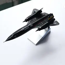 装飾のための1/144ダイキャスト71aブラックバードreconnais実験飛行機モデル