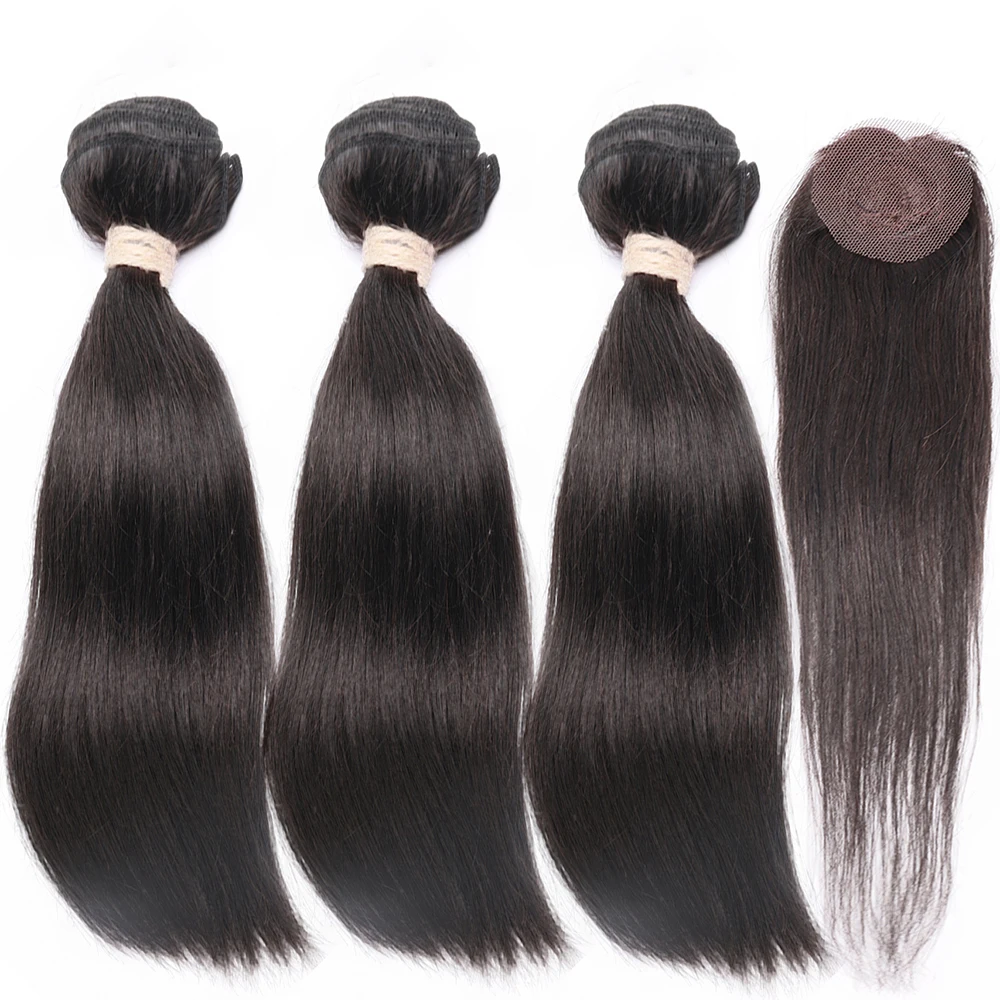 extensions-de-cheveux-humains-bresiliens-lisses-avec-closure-8-12-pouces-100-cheveux-humains-remy