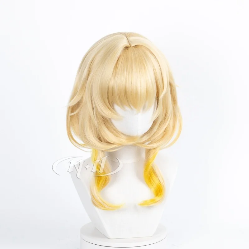ND Aglaea Cosplay perruques Honkai Star Rail Cosplay perruque de cheveux blonds pour Costume fête à thème bande dessinée Con Coser résistant à la chaleur synthétique