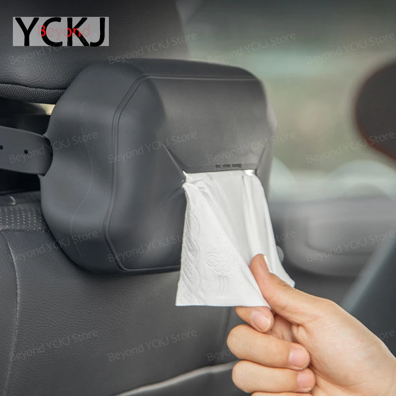 

Car Mounted Tissue Bag For Toyota Land Cruiser 250 Prado Lc250 2024 2025 Silicone Box Car Styling Tissue Box Auto Accessories