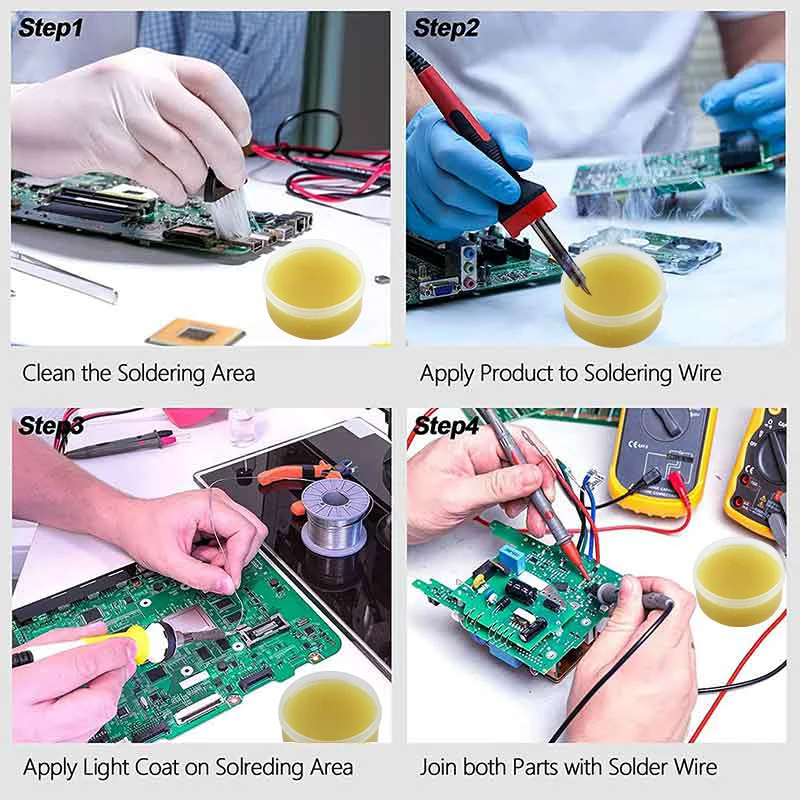 Soldering Flux Lead-Free Tin Solder Paste Rosin Welding Flux For SMD PCB LED Soldering Repair Oil Soldering Flux