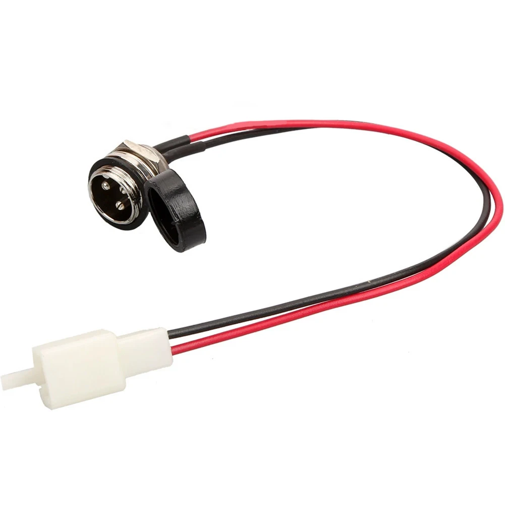1 X Balancing Scooter Hoverboard 3Pin Charging Port 2 Wire Charging Port Replacement For Electric Scooter E-Scooter E-Bike