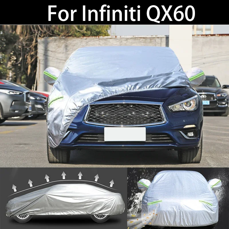 

For Infiniti QX60 winter Car Cover Dustproof Outdoor Indoor UV Snow Resistant Sun rain Protection waterproof hail cover for car