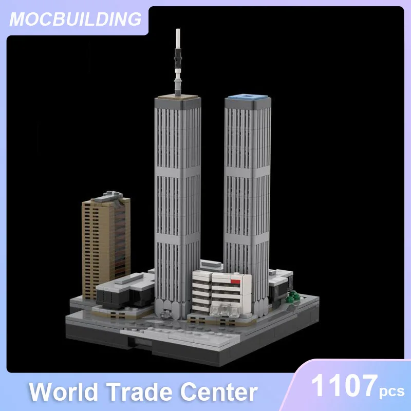 NYC Skyline & Museum of Natural History & World Trade Center Archirtecture MOC Building Blocks DIY Assemble Bricks Toys Gifts