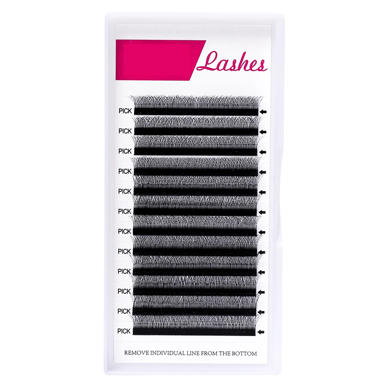 Long Volume Lashes Extensions Easy to Use Fluffy Wispy Self Adhesive Lashes for Birthday Party Make up Necessity