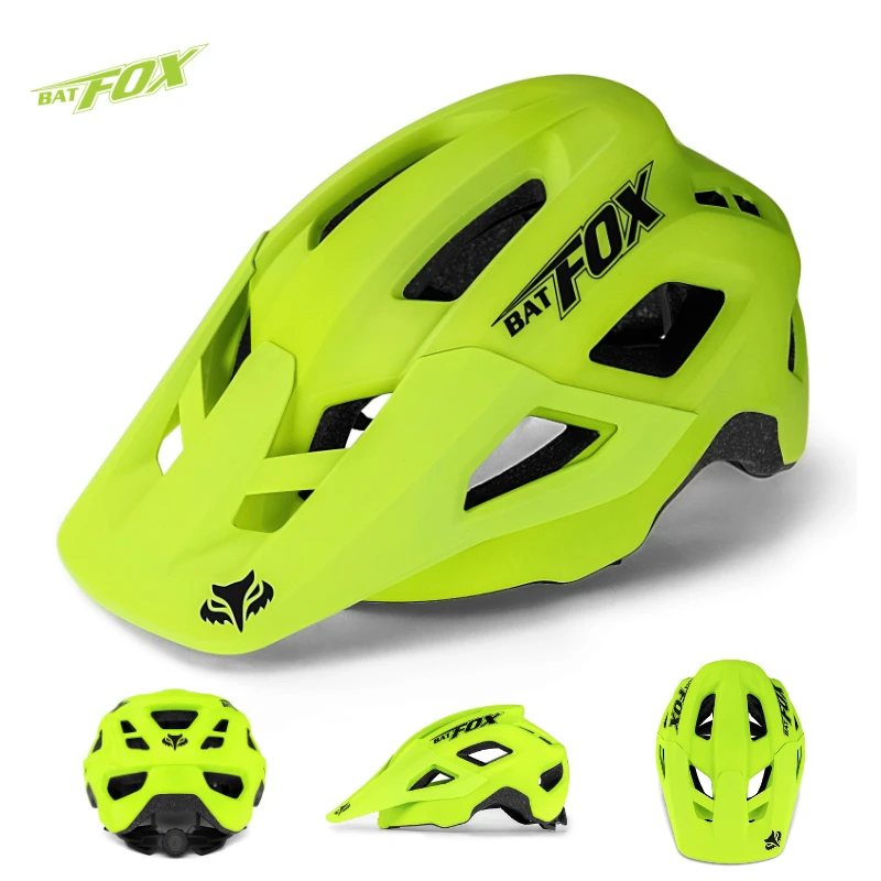 

BATFOX-Cycling Bicycle Safety Helmet for adults Adjustable Road Mountain Outdoor Ultralight Fashion Integrally-molded Helmet