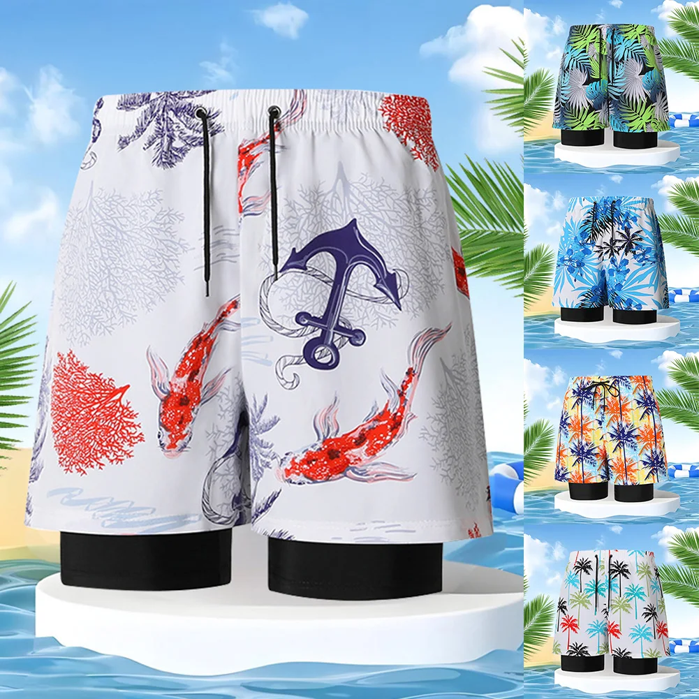 Celana Pendek Renang Nyaman Untuk Pria Pakaian Olahraga Celana Renang Pria 15 Spandex 85 Poliester Desain Fashion Bahan Ringan