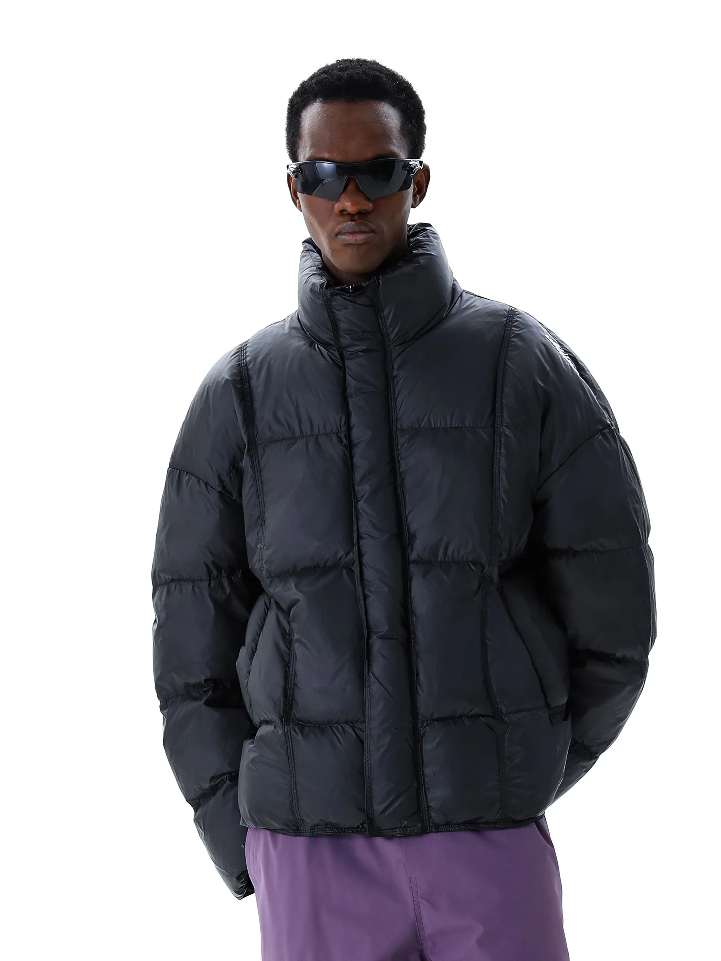 

MMOPTOP Men's Thiened White Du down Jaet Winter New Sle Bread Sle ort American Stand Collar Warm Outerwear