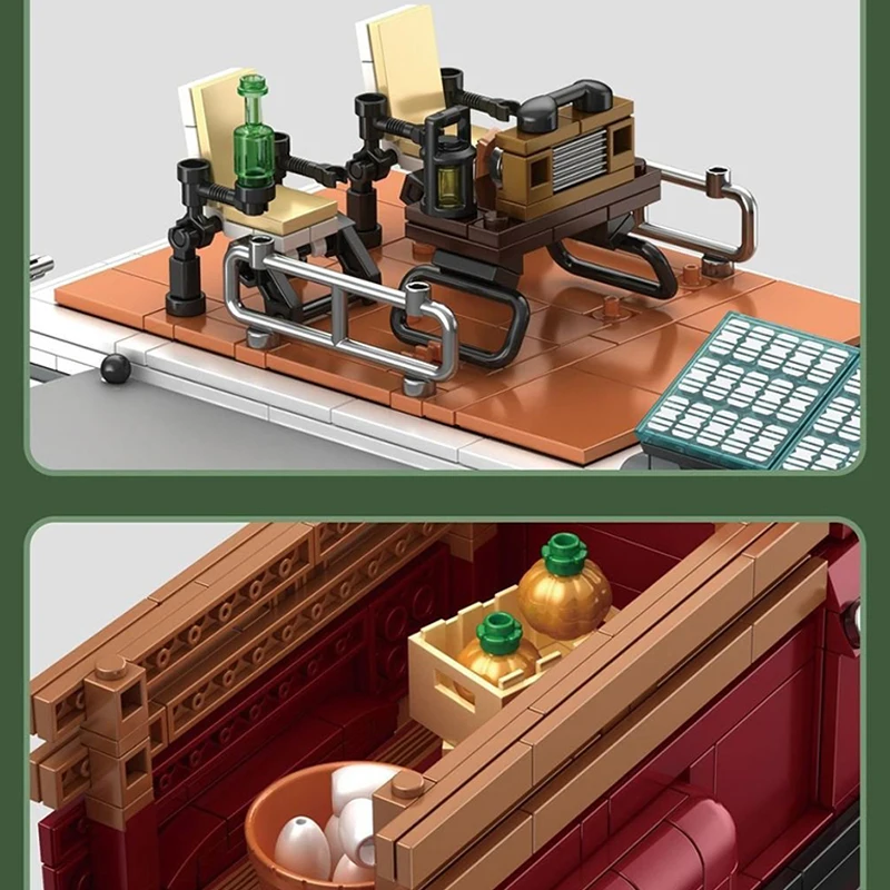 Creative Expert MOC WGC66008 camion Camper modello 1868 pezzi Building Blocks giocattoli in mattoni per bambini regalo di compleanno