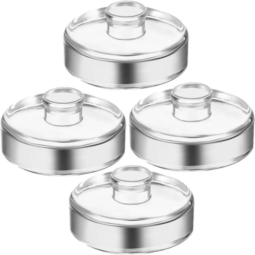 Gefertigte Glasgewichte, klar, mit Griff, schwere Gärgewichte, Küchenhelfer, versiegelte Käses, Gärung